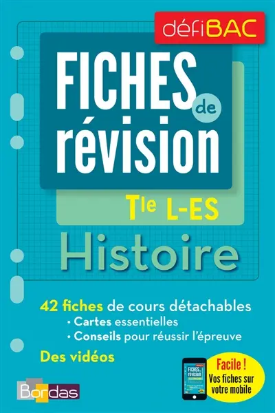 Histoire, terminale L, ES : fiches de révision