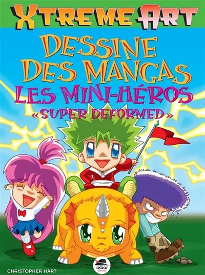 Dessine des mangas : les mini-héros super deformed