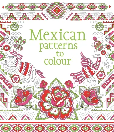 Mexican patterns to colour