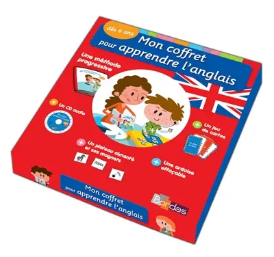 Mon coffret pour apprendre l'anglais : une méthode progressive