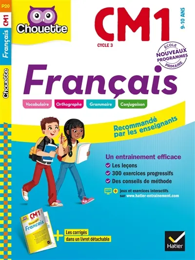 Français CM1, cycle 3, 9-10 ans : nouveau programme
