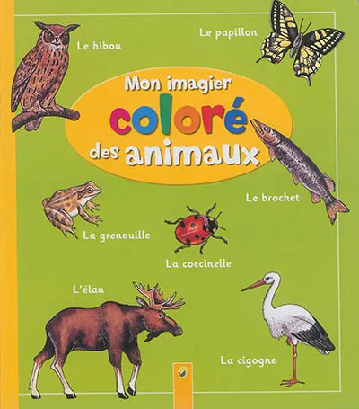 Mon imagier coloré des animaux