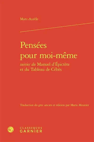 Pensées pour moi-même. Manuel. Tableau