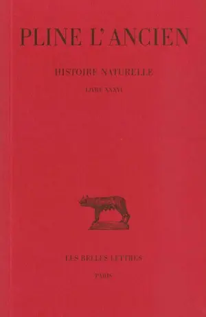 Histoire naturelle. Vol. 36. Livre XXXVI