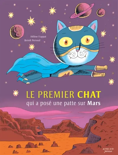 Le premier chat qui a posé une patte sur Mars
