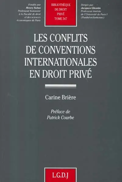 Les conflits de conventions internationales en droit privé