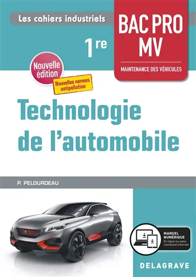 Technologie de l'automobile, 1re bac pro MV maintenance des véhicules : nouvelles normes antipollution