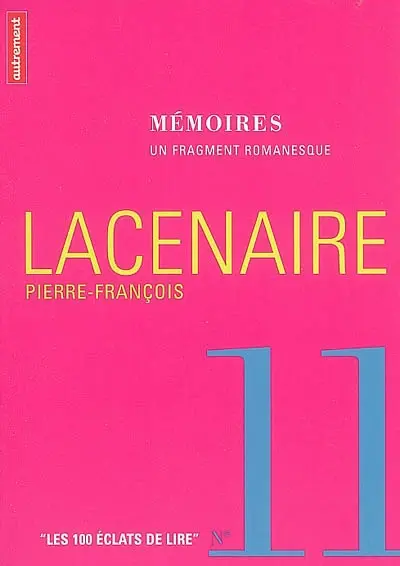 Mémoires : un fragment romanesque