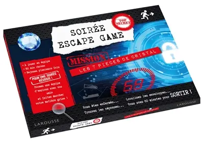 Soirée escape game : les 7 pièces de cristal