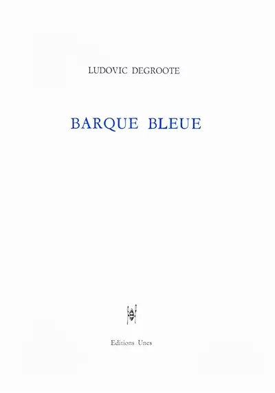Barque bleue