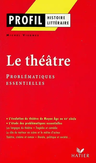 Le théâtre : problématiques essentielles