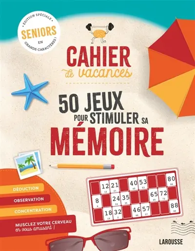 Cahier de vacances sénior spécial mémoire