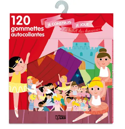 Le ballet des danseuses : 120 gommettes autocollantes