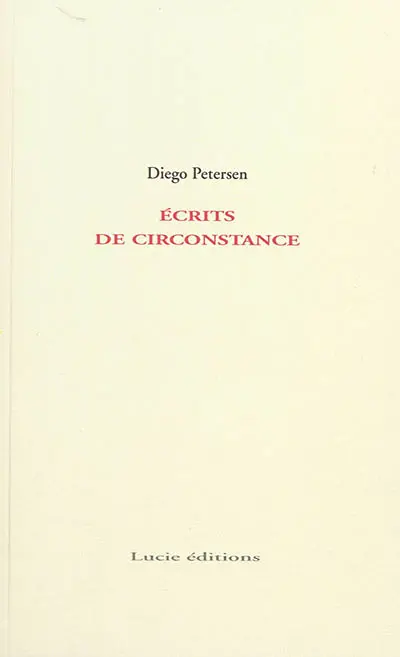 Ecrits de circonstance