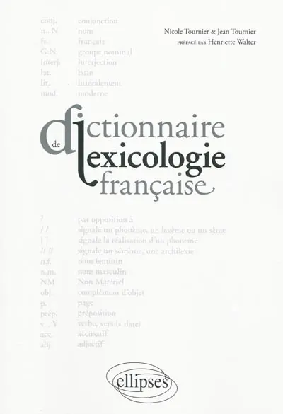Dictionnaire de lexicologie française