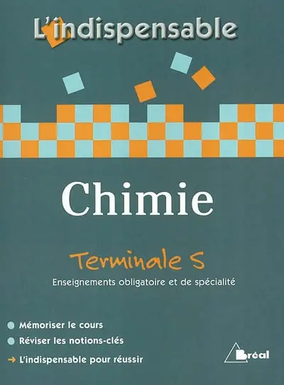 Chimie terminale S, enseignements obligatoire et de spécialité