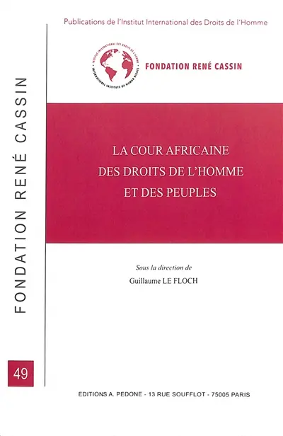 La Cour africaine des droits de l'homme et des peuples