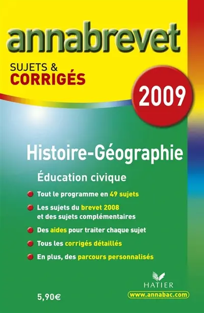 Histoire-géographie, éducation civique
