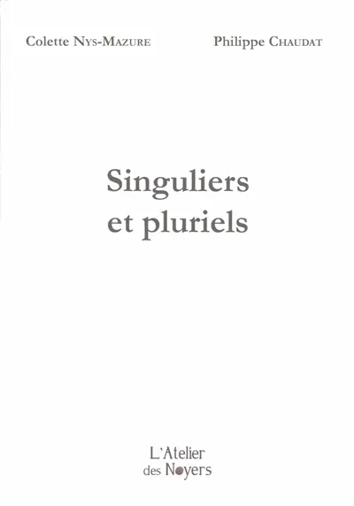Singuliers et pluriels