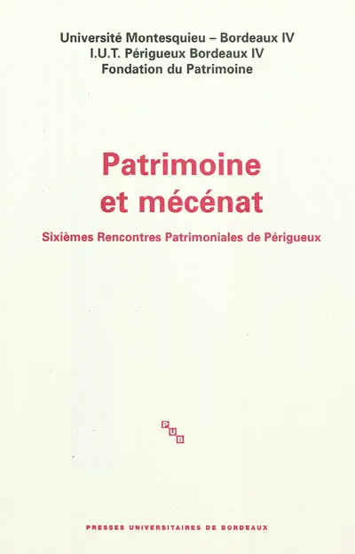 Patrimoine et mécénat