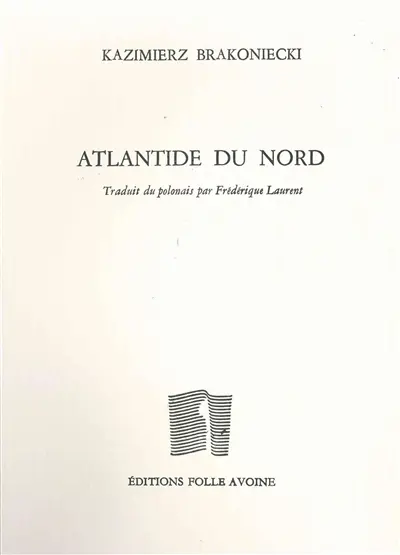 Atlantide du Nord : anthologie poétique