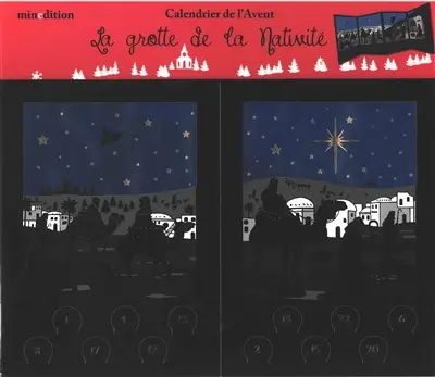 La grotte de la Nativité : calendrier de l'Avent