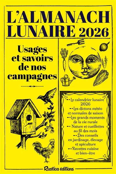 L'almanach lunaire 2026 : usages et savoirs de nos campagnes