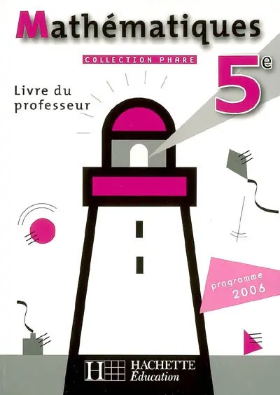 Mathématiques 5e : livre du professeur