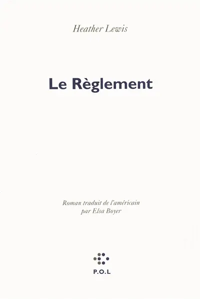 Le règlement
