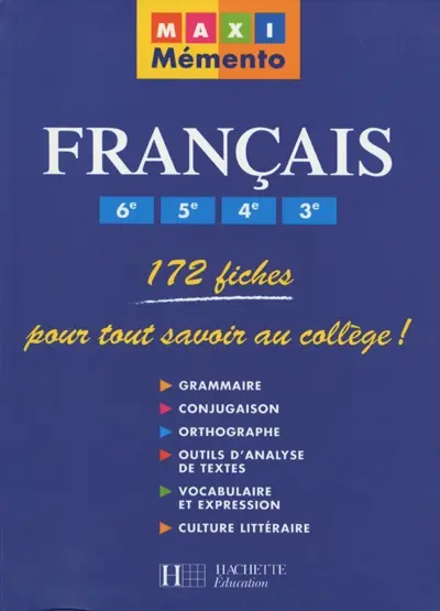 Français 6e, 5e, 4e, 3e