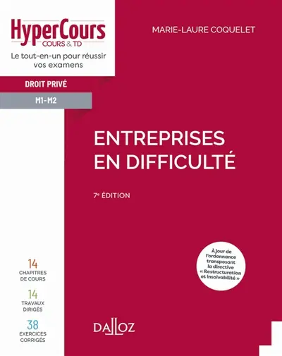 Entreprises en difficulté