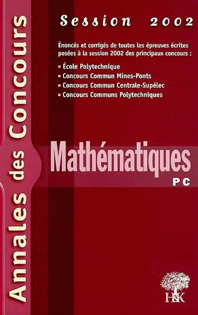 Mathématiques PC 2002