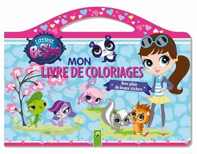 Littlest Petshop : mon livre de coloriages : avec plein de beaux stickers