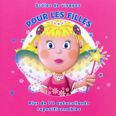 Pour les filles : plus de 70 autocollants repositionnables
