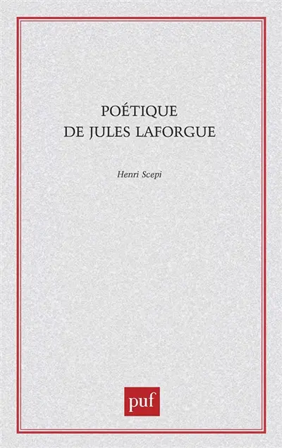 Poétique de Jules Laforgue