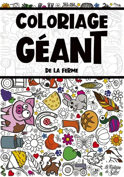 Coloriage géant de la ferme