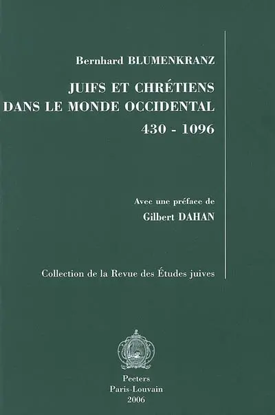 Juifs et chrétiens dans le monde occidental, 430-1096
