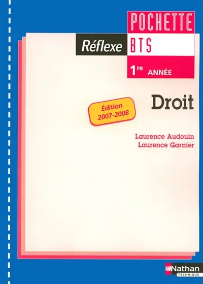 Droit BTS tertiaires, 1re année