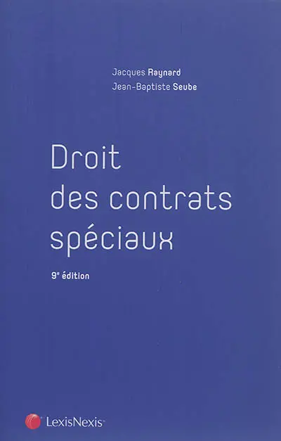 Droit des contrats spéciaux