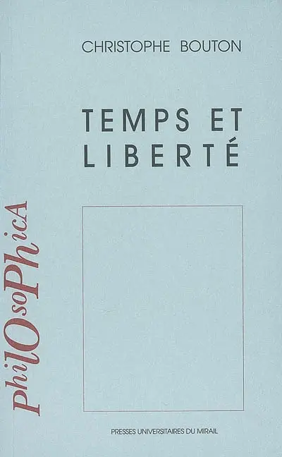 Temps et liberté