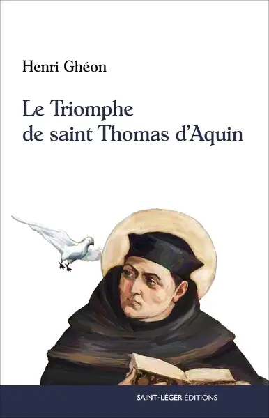 Le triomphe de saint Thomas d'Aquin : à la manière des vieux âges composé pour la scène en prose mêlée de vers pour le sixième centenaire de la canonisation du saint