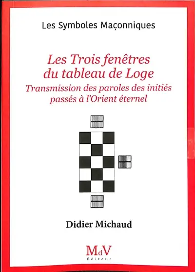 Les trois fenêtres du tableau de loge : transmission des paroles des initiés passés à l'Orient éternel