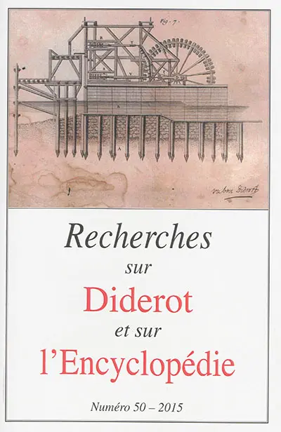 Recherches sur Diderot et sur l'Encyclopédie, n° 50