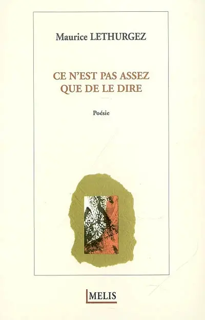 Ce n'est pas assez que le dire...