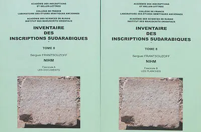 Inventaire des inscriptions sudarabiques. Vol. 8. Nihm