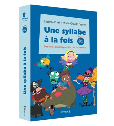Une syllabe à la fois, coffret série bleue : des textes adaptés pour lire plus facilement !