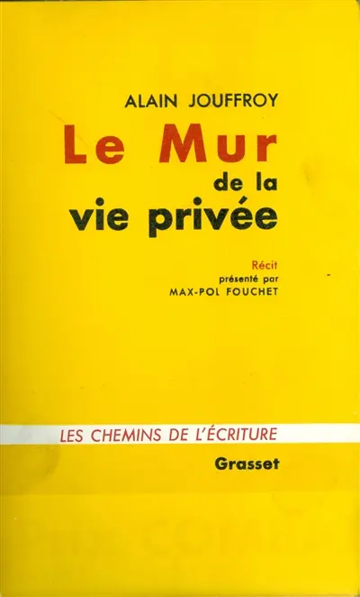 Le mur de la vie privée