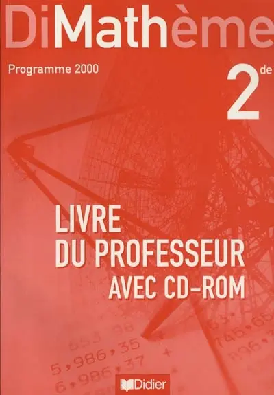 Dimathème, 2de : livre du professeur