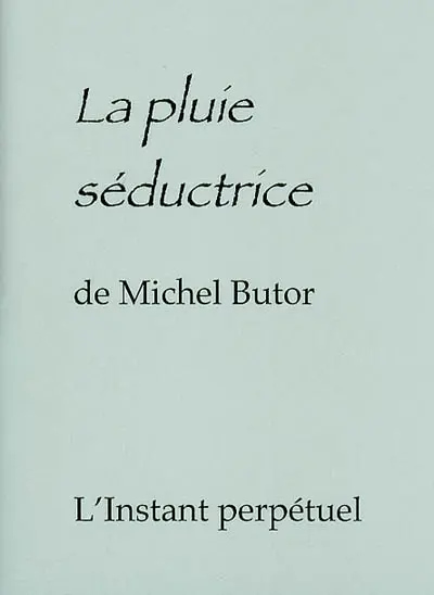 La pluie séductrice
