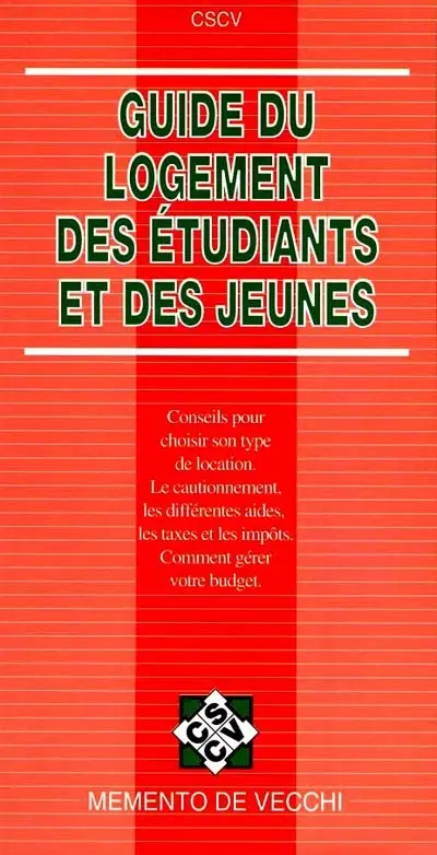 Guide du logement des étudiants et des jeunes